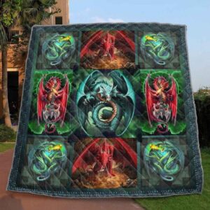 Mystical Dragons Quilt Blanket Ylh5  Quilt